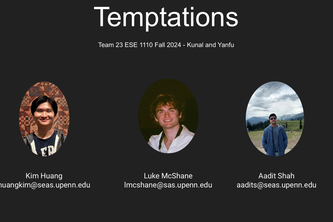 ESE 1110, Group 23, Temptations