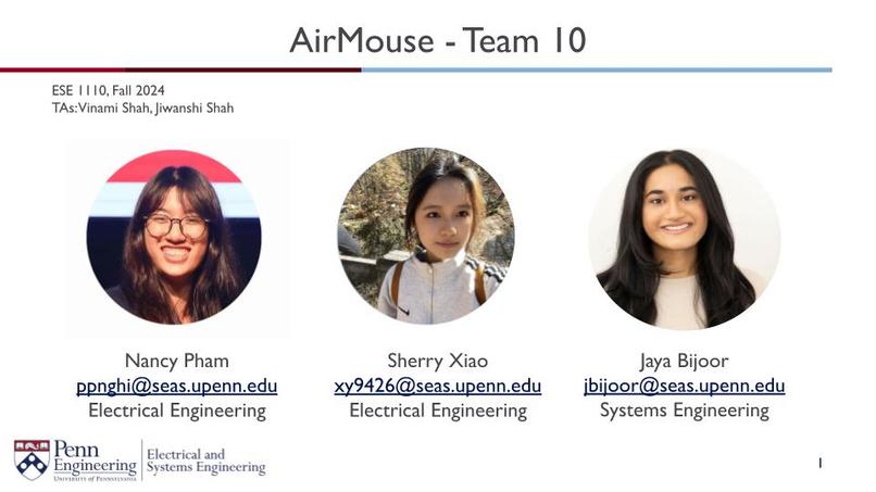 ESE 1110, Team 10, AirMouse – screenshot 1