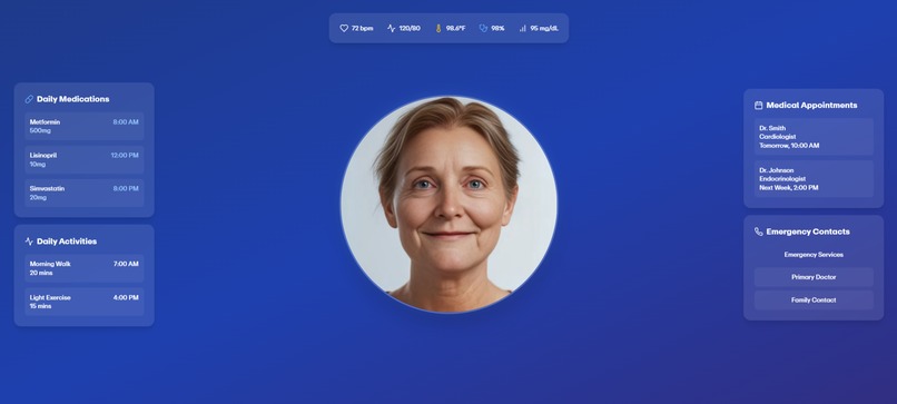 HealthCompanion: AI-Powered Elderly Care Assistant – screenshot 1