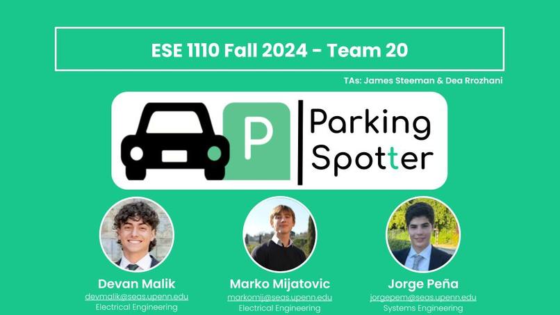 Team 20 - ParkingSpotter – screenshot 1