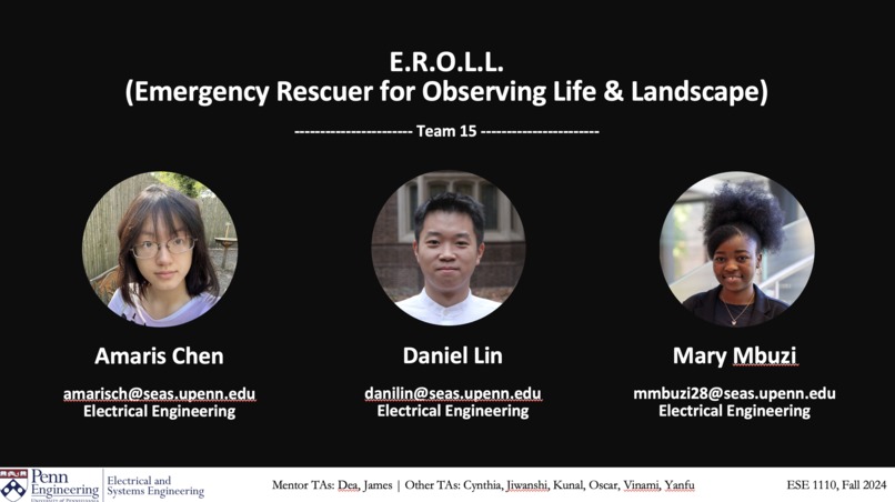 ESE 1110, Team 15, E.R.O.L.L. – screenshot 1