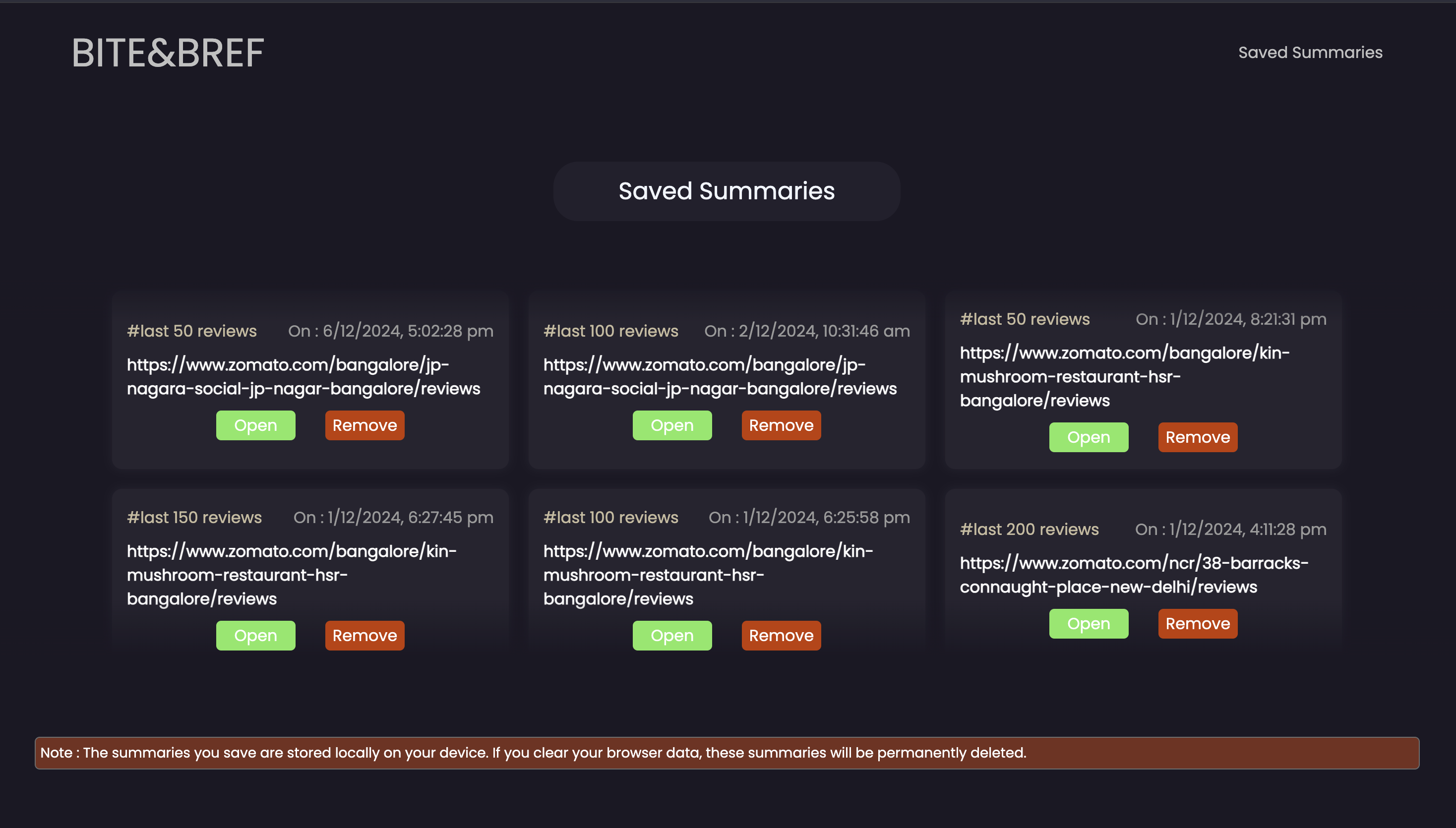 BITES&BRIEF | Devpost