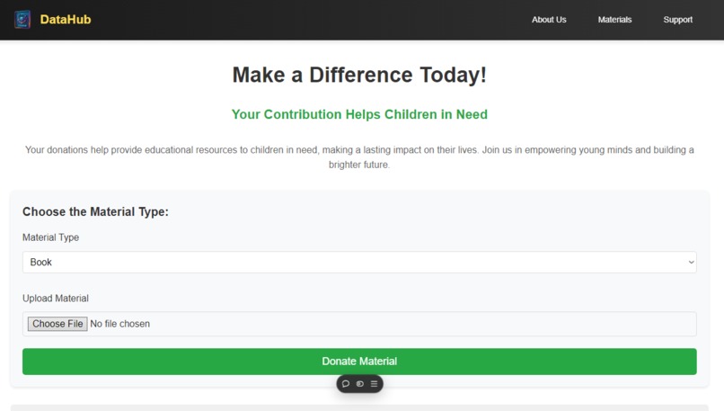 DataHub – screenshot 2