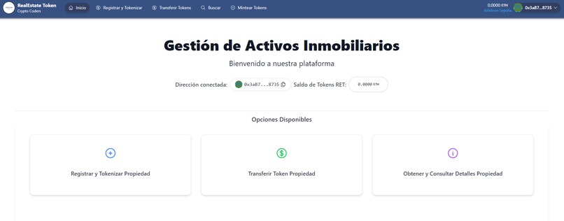 Tokenización  de activos inmobiliarios – screenshot 1