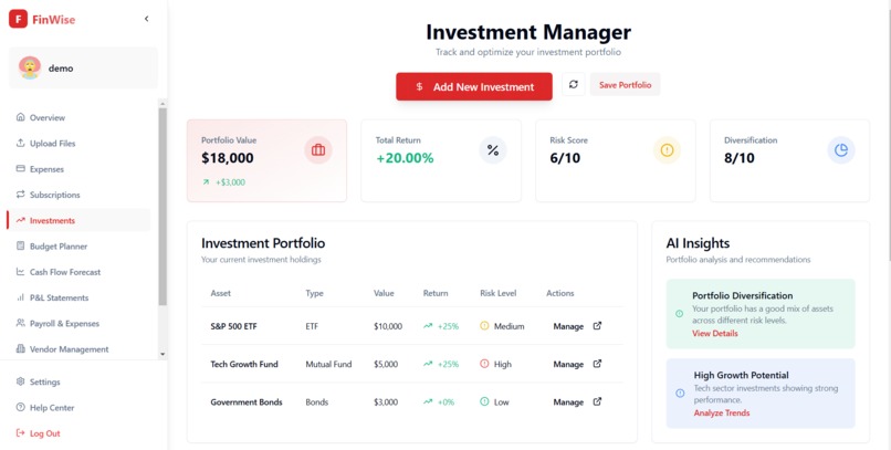 Finwise – screenshot 3