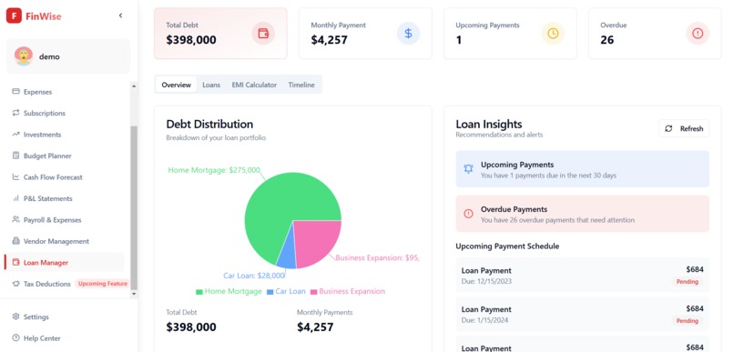 Finwise – screenshot 4