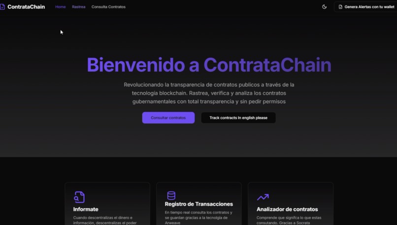 ContrataChain – screenshot 1