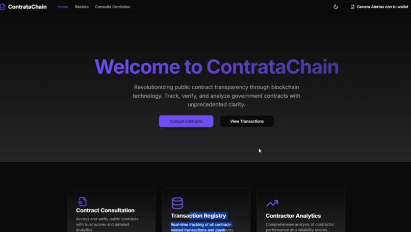 ContrataChain – screenshot 2
