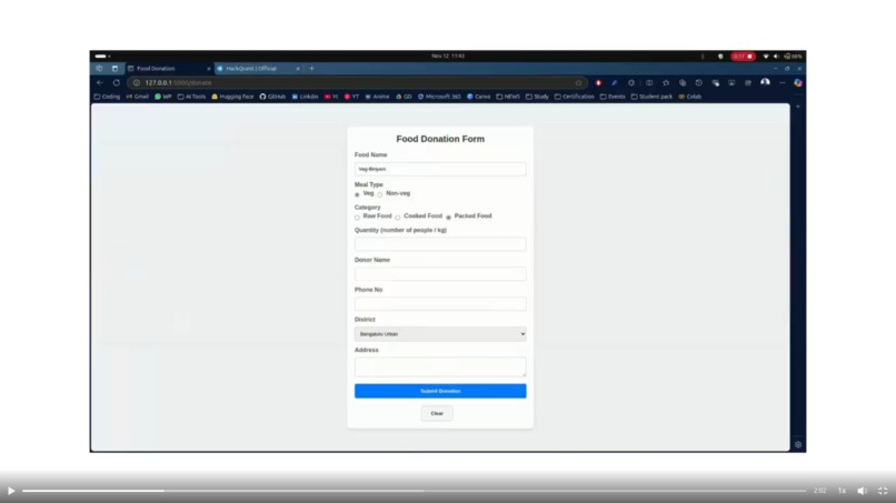 FoodBridge – screenshot 1