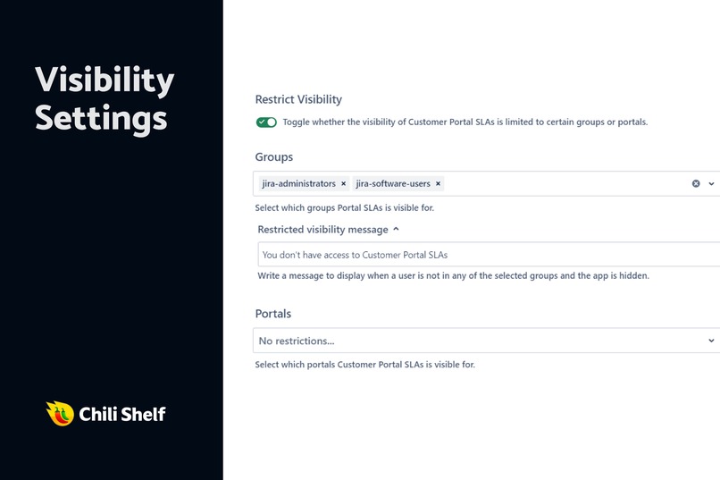 Customer Portal SLAs – screenshot 3