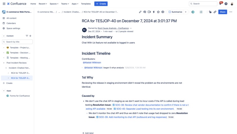 Post-Incident Assist: Identify and Learn From Root Causes – screenshot 3