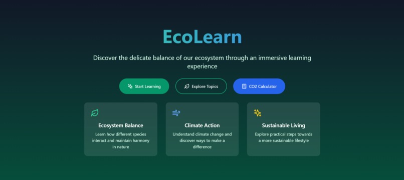 EcoLearn – screenshot 1