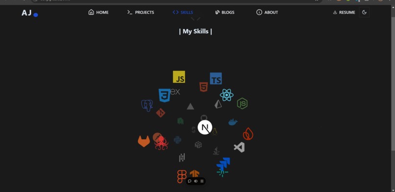 Personal Portfolio – screenshot 1