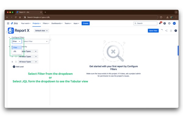 Report X – screenshot 1