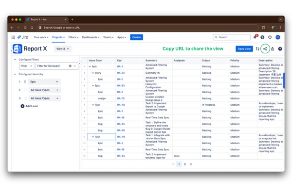 Report X – screenshot 5