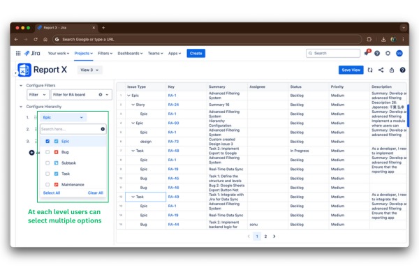 Report X – screenshot 6