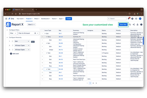 Report X – screenshot 9