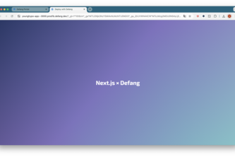 Deploy nextjs to Defang Playground