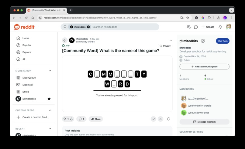 Community Word – screenshot 2