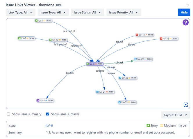 Issue Links Viewer – screenshot 2
