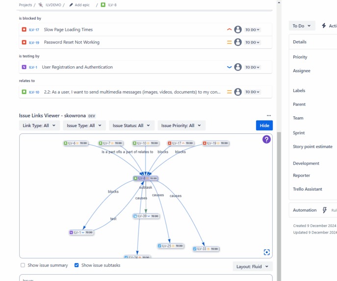 Issue Links Viewer – screenshot 4