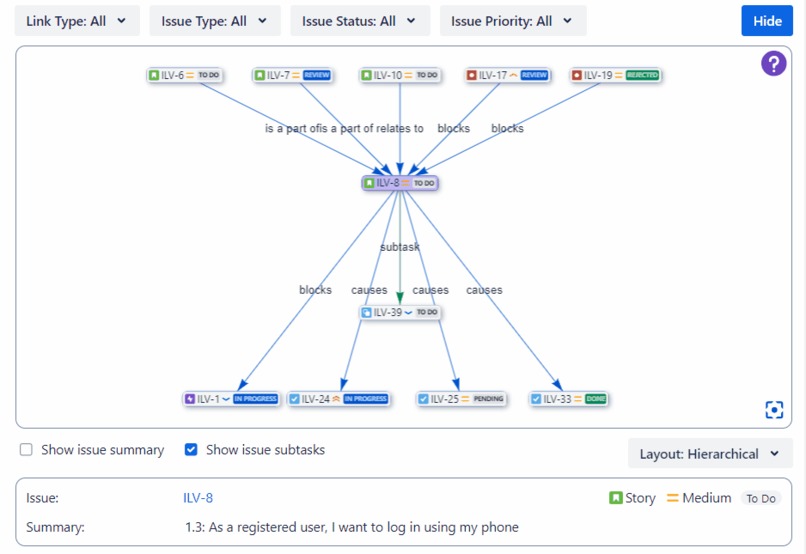 Issue Links Viewer – screenshot 6