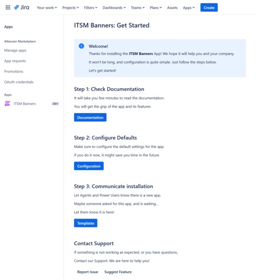 ITSM Banners – screenshot 1