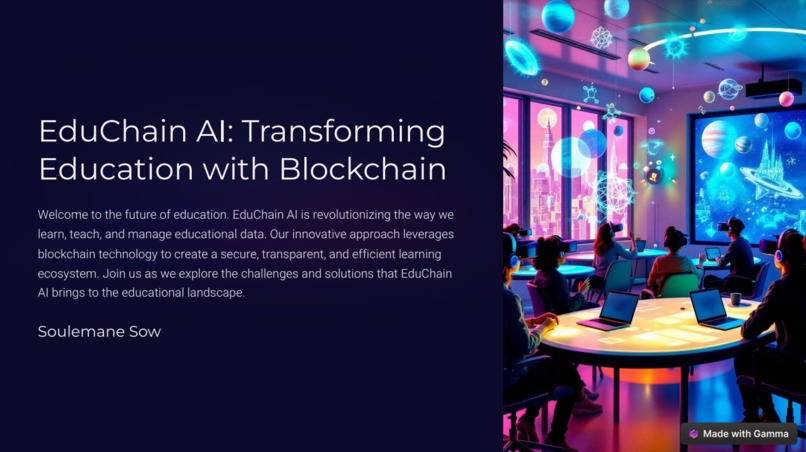 EduChain AI – screenshot 1