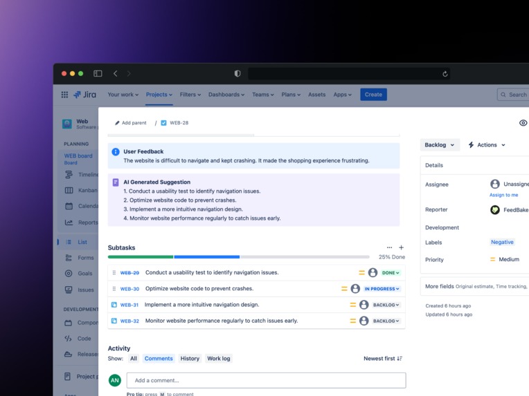 FeedBake – screenshot 5