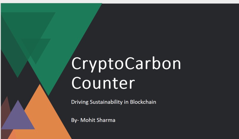 CryptoCarbon Counter – screenshot 1