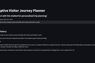 Adaptive travel agent