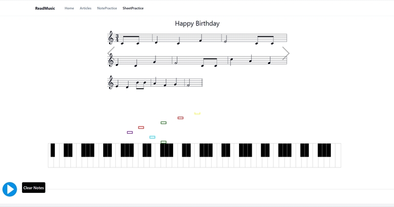 How to read sheet music – screenshot 2