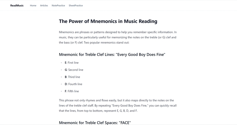 How to read sheet music – screenshot 3