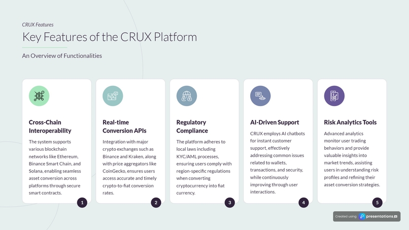 CRUX: Crypto to Real-World User Exchange – screenshot 3