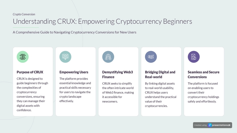 CRUX: Crypto to Real-World User Exchange – screenshot 4
