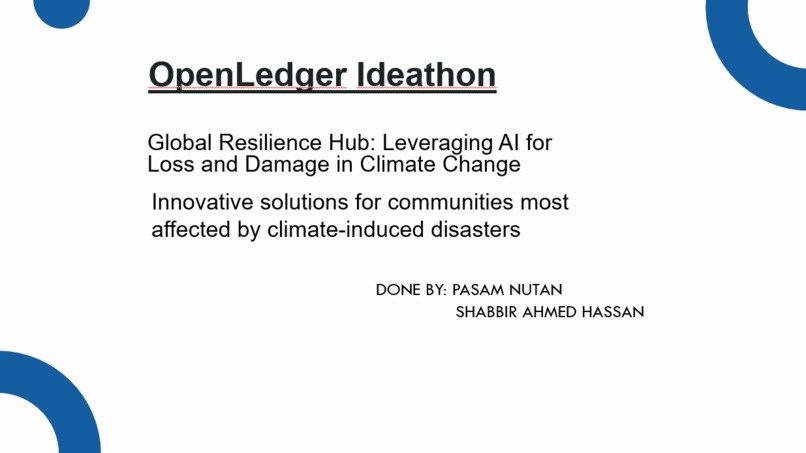 Global Resilience Hub – screenshot 1