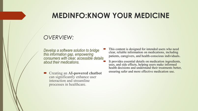 MEDINFO: KNOW YOUR MEDICINE – screenshot 1