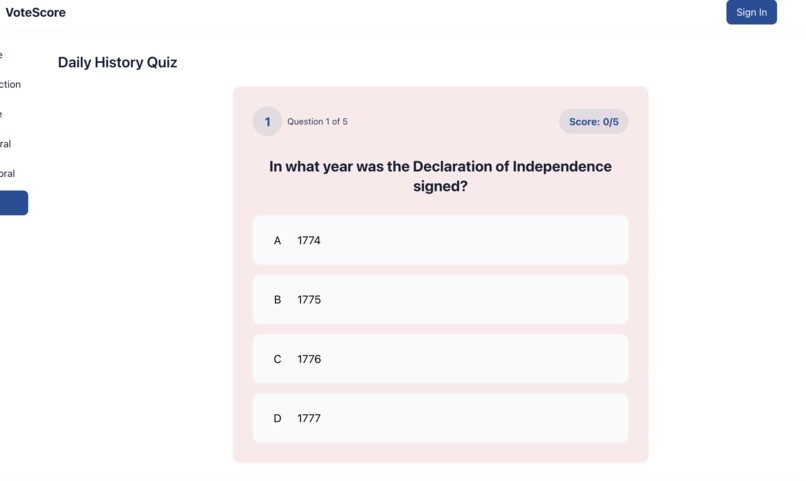 VoteScore – screenshot 2