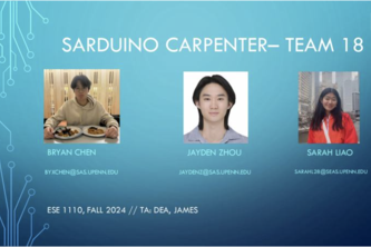 Team 18 - Sarduino Carpenter