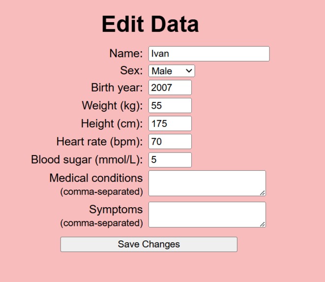HealthChair – screenshot 2