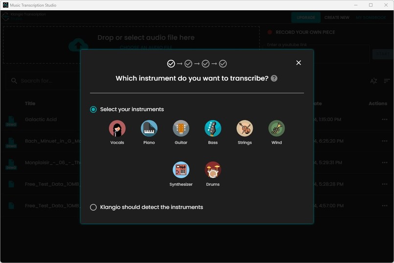 Music Transcription Studio – screenshot 2