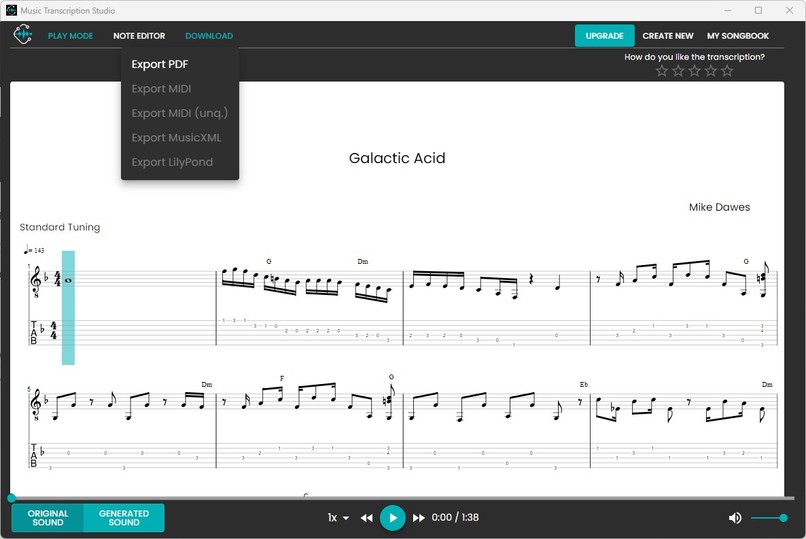 Music Transcription Studio – screenshot 5