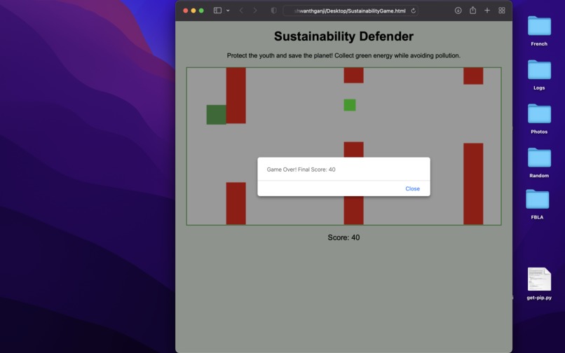 Sustainability defender – screenshot 2
