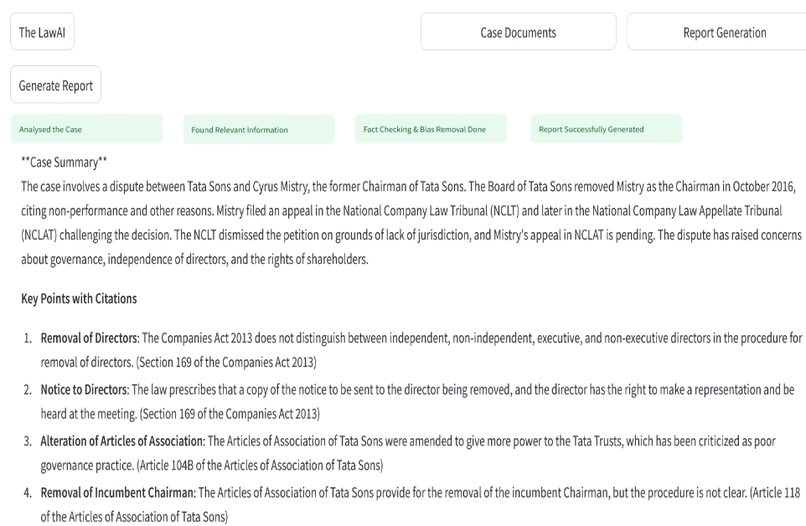The LAW AI - GenAI Legal Research Assistant – screenshot 4