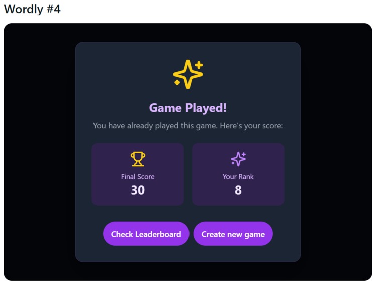 Wordly – screenshot 1