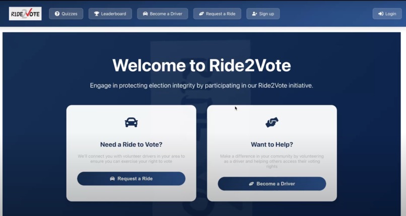 Ride2Vote – screenshot 1
