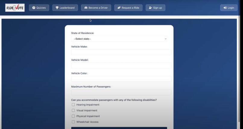 Ride2Vote – screenshot 3