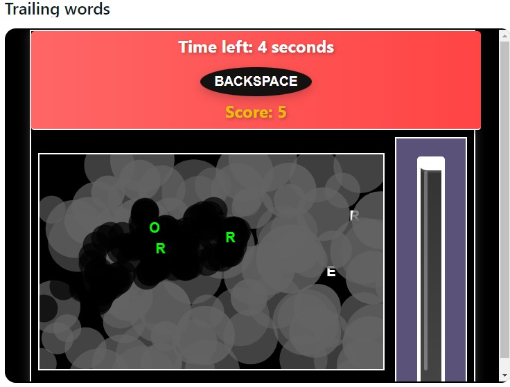 Trailing Words – screenshot 2