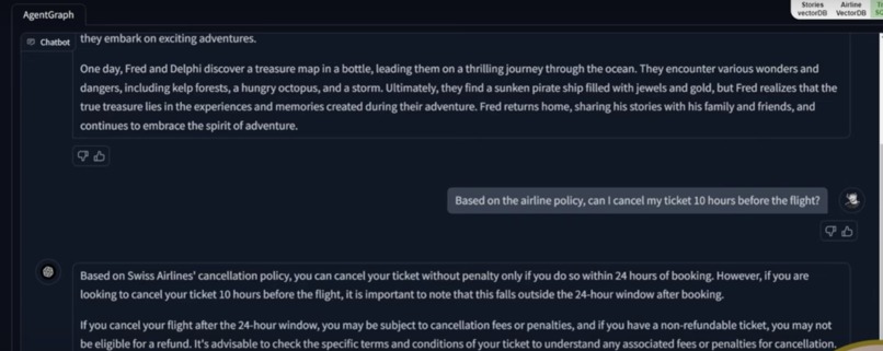 Customer Service bot – screenshot 1