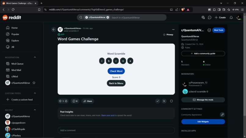 word-scramble-0 – screenshot 1